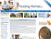 Tablet Screenshot of nursinghomes.ie